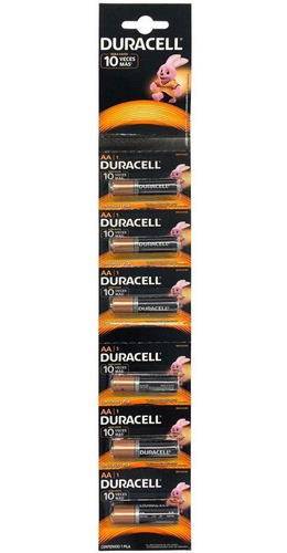 Kit 20 Piezas Tira De Pilas Duracell Aa Con 6pzas Surtek /v