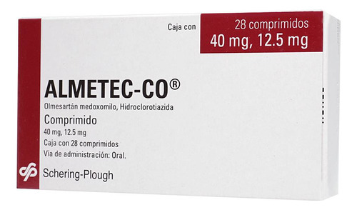 Almetec-co Comprimidos 40 Mg/12,5 Mg, 28 Comprimidos