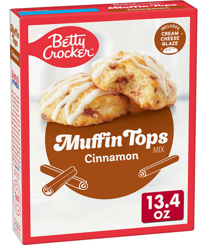 Betty Crocker Mezcla De Tapas Para Muffins, Canela, Con Cobe