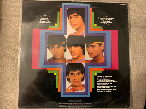 Vinilo Menudo Súbete A Mi Moto Ricky Martín (Usado)
