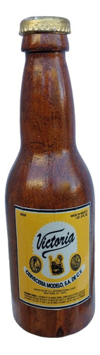 Alcancía Botella De Cerveza Yeso Liso Grande 
