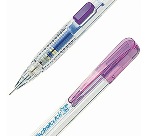 Pentel Pd107-v Portaminas Avance Lat. 0.7 Mm Tech./violet