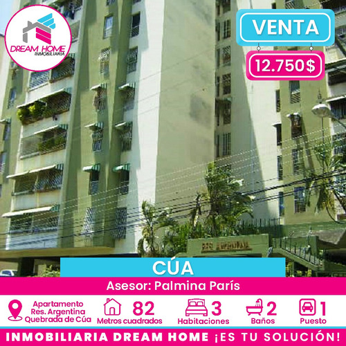 Apartamento En Venta Residencias Argentina, Quebrada De Cúa - Cúa