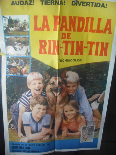 Afiche Original De La Película La Pandilla De Rin Tin Tin