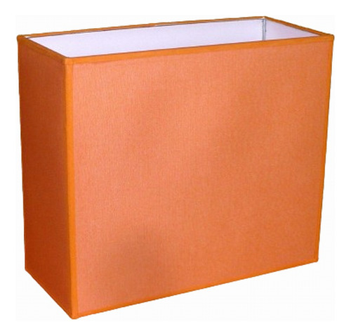 Pantalla Para Lámpara Rectangular Naranja 15-35/30 Cm Alt