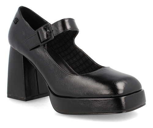 Zapato Taco Mujer Bata Red Label Shein Negro