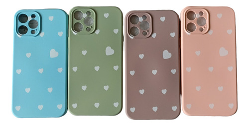 Funda Silicon Con Corazon Para iPhone 12promax 13promax 