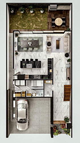 Casa Inteligente De 3 Niveles En Venta En Mítica Residencial, Con Área De Juegos Y Terraza En Roof Garden, Para Aprovechar Las Increíbles Vistas A Las Montañas!! Bar En 1er Nivel Con Salida Al Jardín