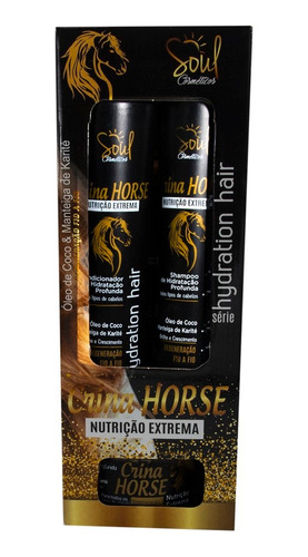 2 Kits Crina De Cavalo Capil Horse Kit De Crescimento