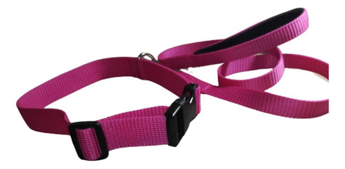 Collar Perro, Ajustable Y Correa De Paseo 1,20 Mts