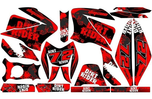 Stickers, Calca, Vinil, Para Moto Dominar 250 Mod-68