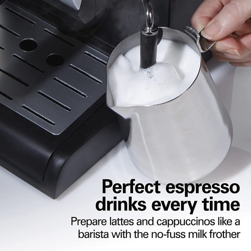 Cafetera Espresso, Hamilton Beach 40715 2 Tazas, Cappuccino,