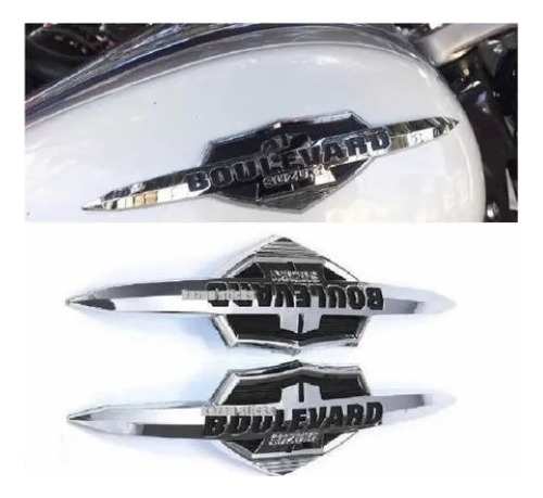 Emblema Tanque Suzuki Boulevard M800 C1500 Par Alta Calidad
