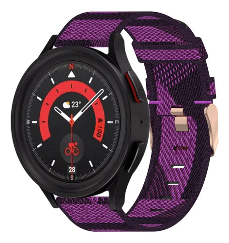 Correa De Reloj Morada For Samsung Galaxy Watch5 44 Mm