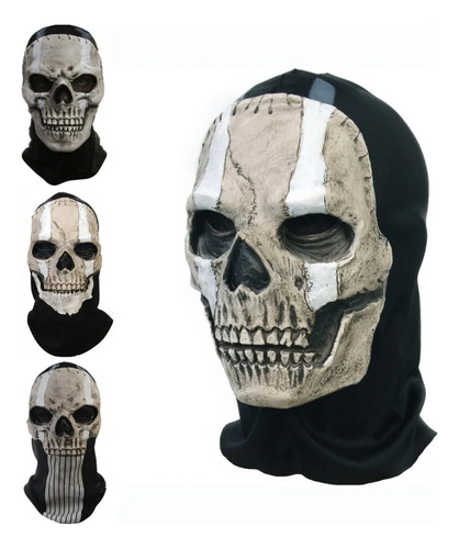 Máscara Protectora De Látex Horror Ghost Skull Call Headgear