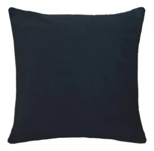 Funda Forro Cojín Almohada Decorativo Terciopelo Negro
