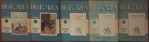 (5) Revista Historia De Buenos Aires Colección Mayo- 1960-63