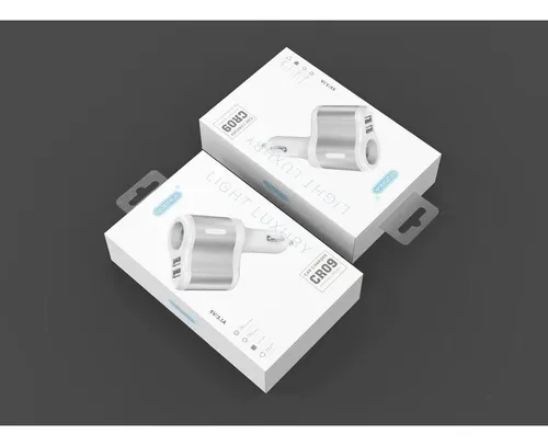 Cargador Encendedor Auto Ezra Cr09 2.1 Ampers Doble Puerto