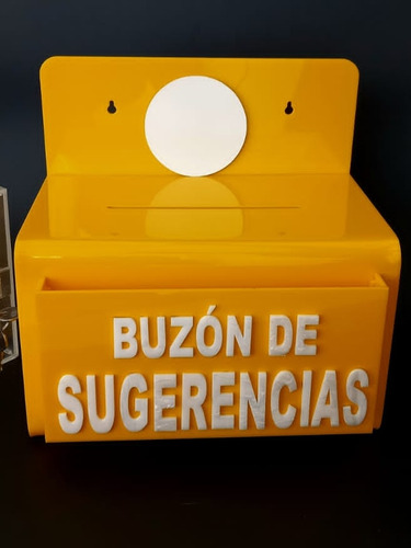 Buzon De Sugerencias En Acrilico -corporativo - Logo