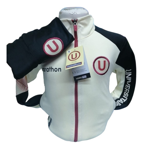 Buzo Universitario Niños Conjunto Deportivo Crema