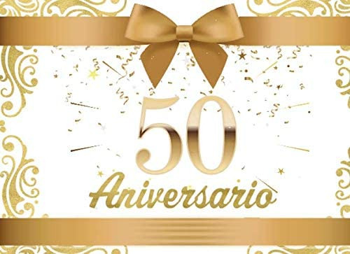 Libro: 50 Aniversario: Libro De Firmas Para Fiesta De 50 Ani