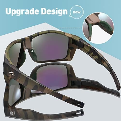 Bevi Lentes De Sol Cuadradas Polarizadas Tr90 Marco With Len