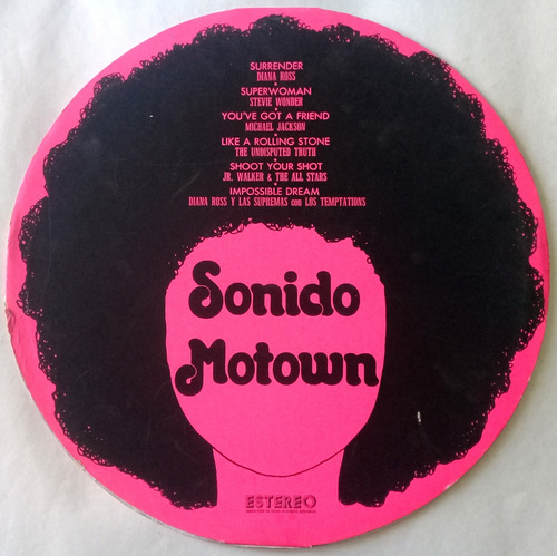 Varios - Sonido Motown (michael Jackson) Lp Album Hits 70´s