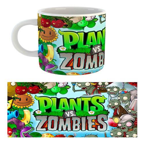 Taza Plantas Vs. Zombies |de Hoy No Pasa|