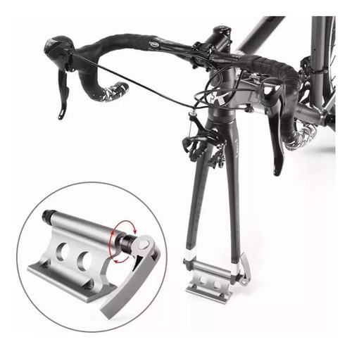 Rack Portabicicleta Vaquita Para Pick Up-titanio