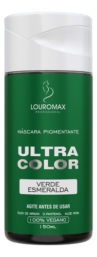 Máscara Pigmentante Ultra Color 150ml - Escolha A Cor! Tom Verde Esmeralda