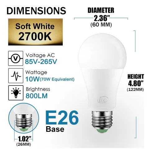 Ilc Bombillas Led Que Cambian De Color, Equivalente A 70 W,.