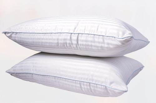 Kit 2 Pack Almohada Hotelera Premium 2 Estándar Semi Firme Color Blanco