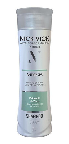 Shampoo Anticaspa Nick Vick Alta Performance 250ml