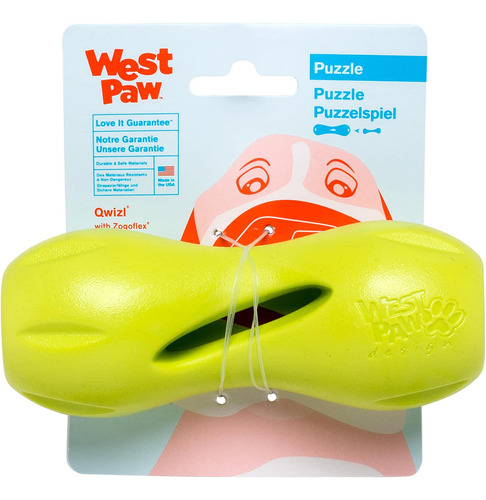 West Paw Zogoflex Qwizl Dog Puzzle Treat Toy - Juguete Inter