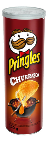 Salgadinho de Batata Pringles Snacks churrasco 120 g