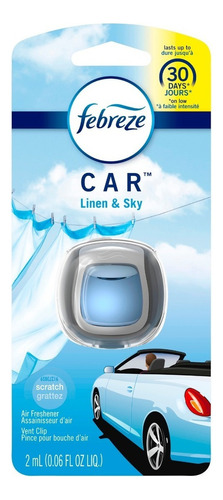 Febreze Car Desodorante Perfume Aromatizante Para Auto Sky