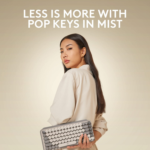 Teclado Logitech Pop Keys Mecánico Inalámbrico Emoji Persona