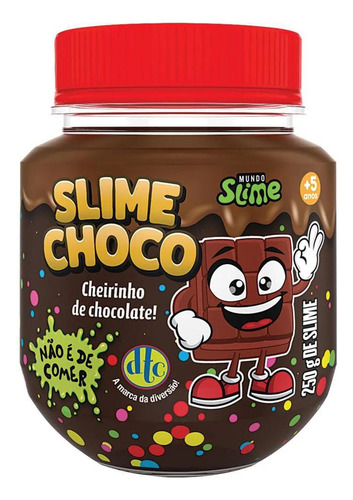 Slime Choco Chocolate De Avela Com Cheirinho 250 G Dtc 5209