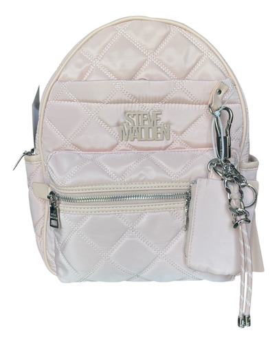 Mochila Original Steve Madden Color Rosa Claro Rosa Claro Liso