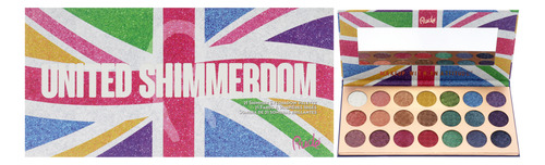 Paleta De Sombras Rude Cosmetics United Shimmer 21 Shades