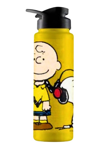 Garrafa Água Squeeze Snoopy Charlie Brown Music Bpa Free