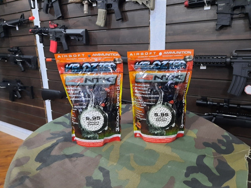 Imagem 1 de 2 de Combo 2x Airsoft Munição Bbs Ntk Velozter 0.28g