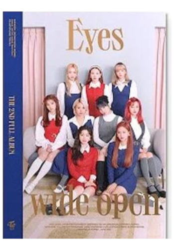 Twice Album Eyes Wide Open Versión Retro (azul)