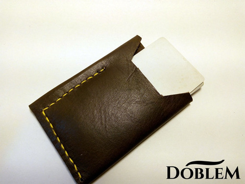 Imagen 3 de 6 de Billetera De Cuero Doblem Mod.: 1979sh
