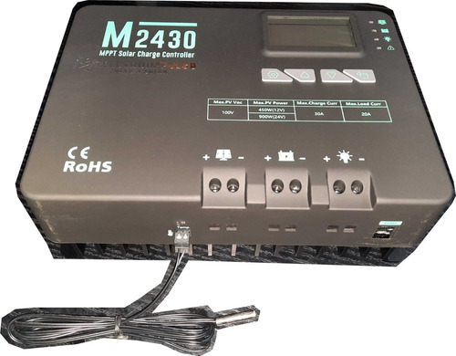 Imagen 3 de 10 de Regulador Solar Mppt 30a 12v 24v Profesional Electroimpulso