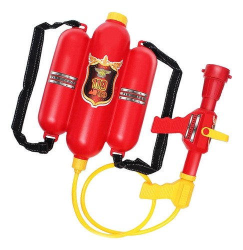 Pistola De Agua En Forma De Extintor De Fuego Plástico