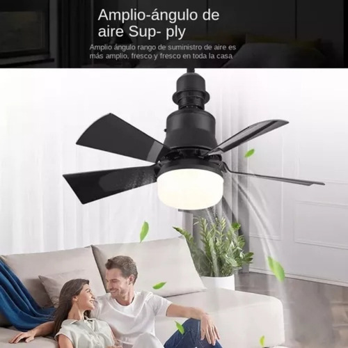 Ventilador De Techo Con Luz Y Mando A Distancia De Silencio
