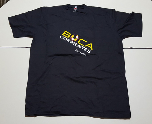 Boca Unidos Remera Sport 2000 Negra Talle M