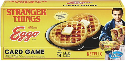 Juego De Cartas Eggo, De Stranger Things