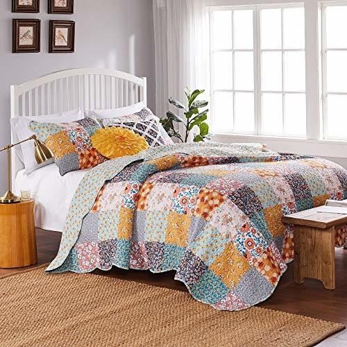 Juego De Edredón Barefoot Bungalow Carlie, 2 Piezas, Twin/xl